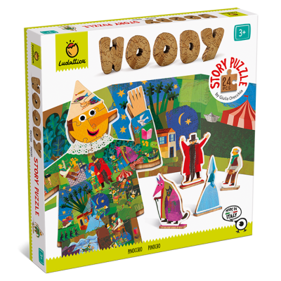 Ludattica Wooddy Story Puzzle- Pinocchio